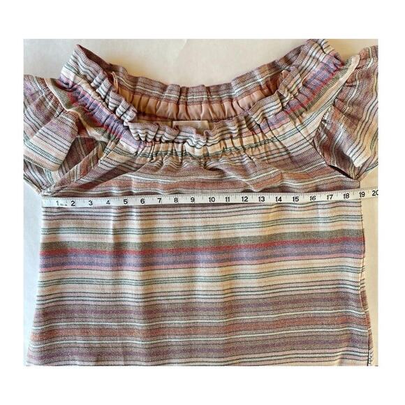 NWOT Corey Lynn Calter Dion off the shoulder dress Anthro sz: S - Picture 6 of 10